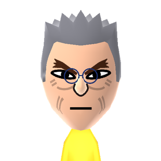 Uncle Mii character: Jackie Chan's fictional uncle from the classic cartoon "Jackie Chan Adventures". Yes, his name really is just "uncle".