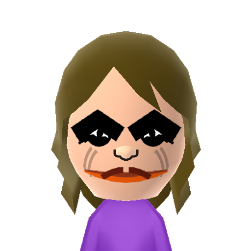 Joker Mii character: These are extracted and derived from the Mii Central Miis from the 3DS Miitopia.
