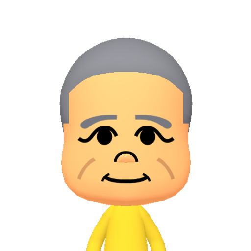 no name Mii character: This Mii is from the Switch SDK as a SampleDB Mii.