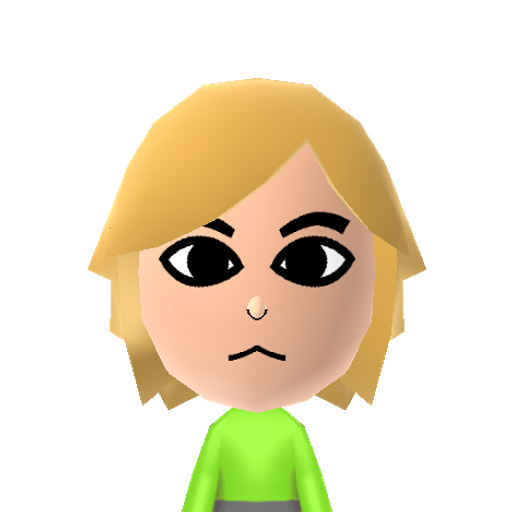 Toon Link Mii character preview