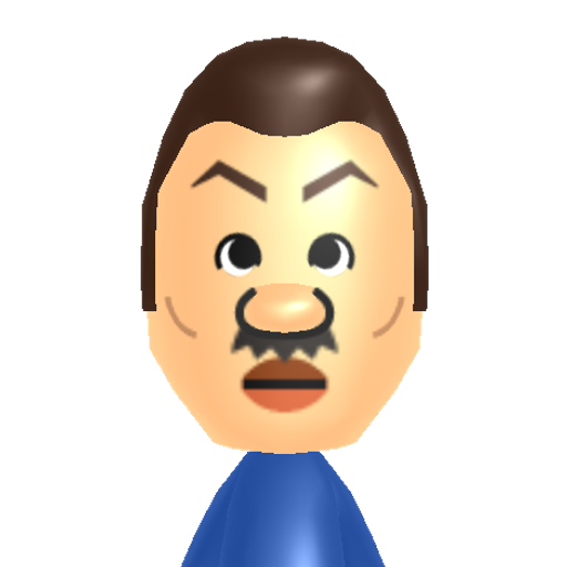 Caleb Mii character preview