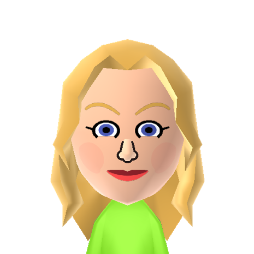 Amy Mii character preview