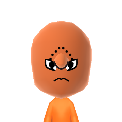 Krillin Mii character preview
