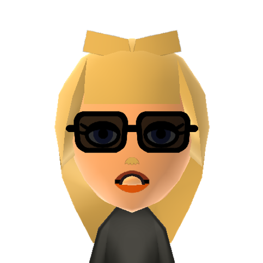 Lady Gaga Mii character: Eccentric pop superstar known for her songs "Poker Face", "Bad Romance", and for wearing a dress made of meat.