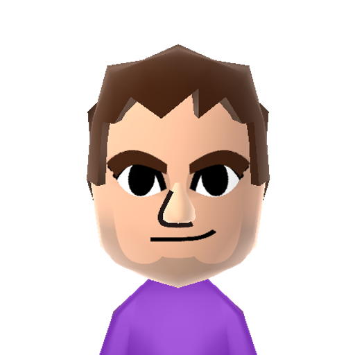 Vegetta777 Mii character: Spanish Youtuber gamer