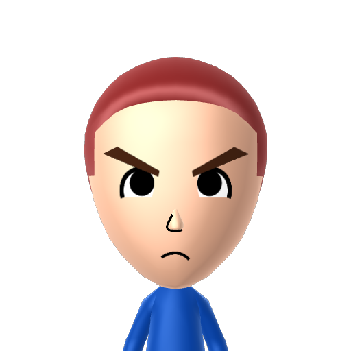 Erdrick Mii character: My personal recreation of the Mii as it appears in the SSBU Mii Fighter DLC trailer.