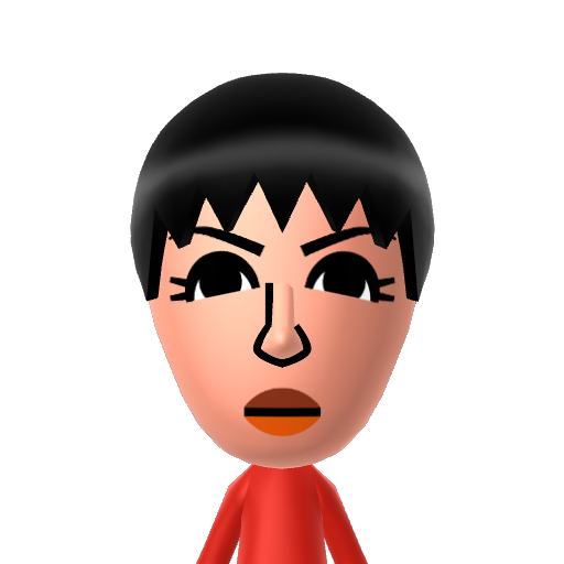 ? Mii character: A Mii uploaded to Check Mii Out Channel (WiiLInk)