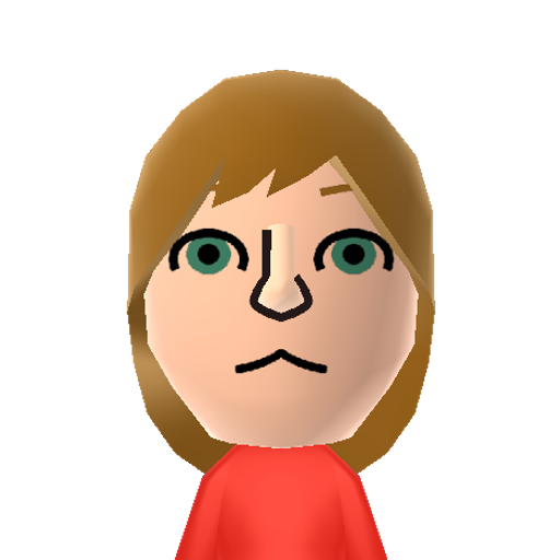 Georgina Mii character: NNID: Georgina1957