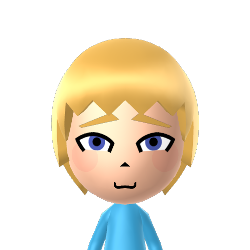 Blue Mii character preview