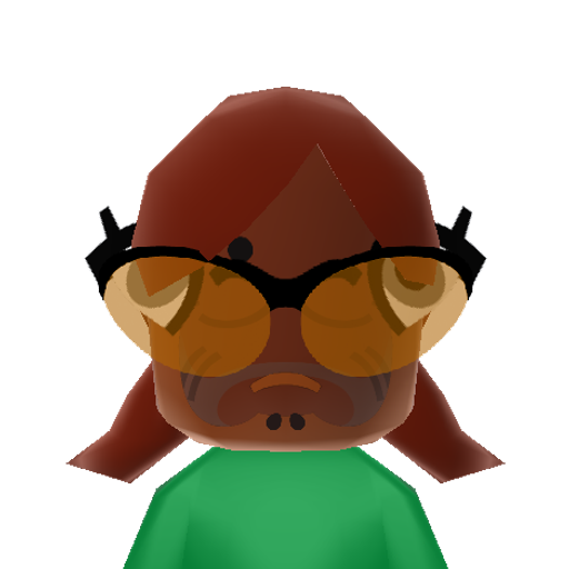 쨂薿똧ꢡ쩊ⴻ膩圶� Mii character: a mii i randomly generated using hxd and then using imhex to make adjustments to the mii.