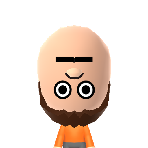À l'envers Mii character preview
