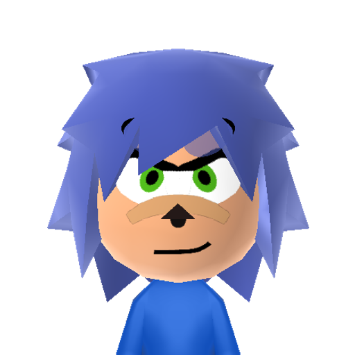 Sonic Mii character preview