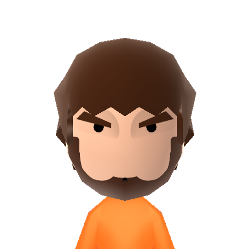 Jon Grump Mii character: From the youtube series Game Grumps and the JonTron Show.