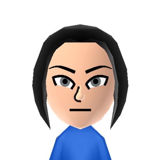 Iroha Mii character: Bachelorette from the game "Harvest Moon: A New Beginning".