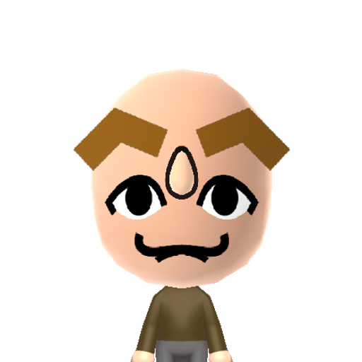 Meowth Mii character preview