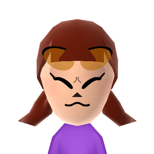 Kunimitsu Mii character: From the Namco fighting game "Tekken 2"