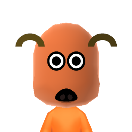 Gromit Mii character preview