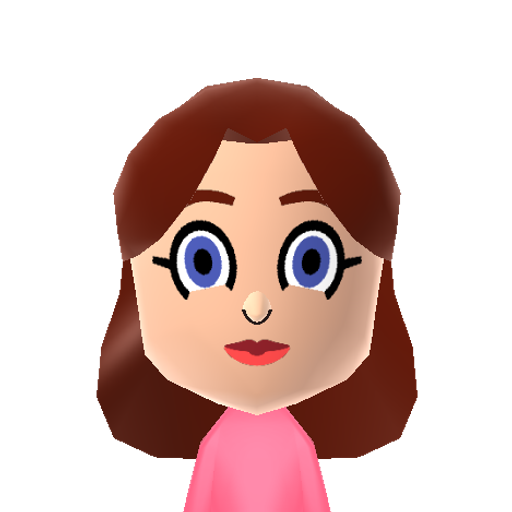 PEACH Mii character: The crownless version of Nintendo's damsel-in-distress from "The Super Mario Bros. Super Show!" cartoon in 1989! She was portrayed by Jeannie Elias in the show.
