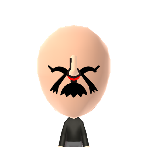 Darkrai Mii character: The Pitch-Black or Bad Dreams Pokémon. (Source: https://www.youtube.com/watch?v=inl_tpNFeho)