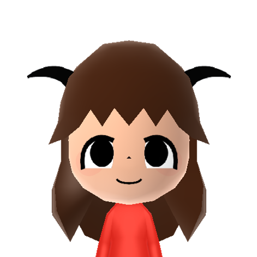 こあくま Mii character: These are extracted and derived from the Mii Central Miis from the 3DS Miitopia.