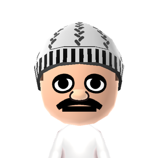 Chef PP Mii character: A character from YouTube's SuperMarioLogan who is great for cooking in the Plaza!