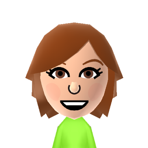 Julie Mii character preview