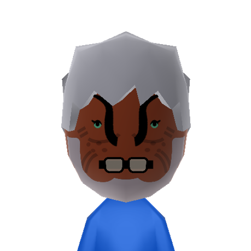 Old Bonnie Mii character: The destroyed Bonnie from the game "Five Nights at Freddy's 2"