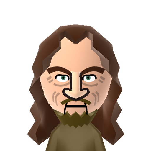 Qui-Gon Mii character: Jedi master from the "Star Wars" movies. He was the mentor of Obi-Wan Kenobi. Played by Liam Neeson.