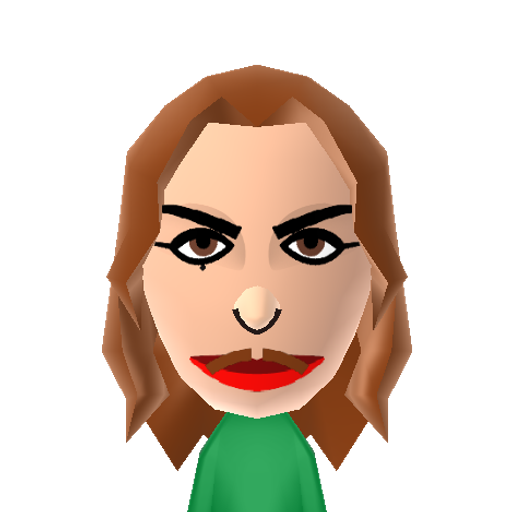Julia R. Mii character: Academy Award winning actress from "Erin Brockovich", "Pretty Woman", "Steel Magnolias", "Ocean's 11", and many other films.