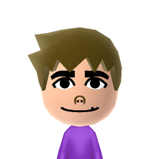 Beast Boy Mii character: This tofu eating, crime fighting, laid back, party animal is from "Teen Titans".
