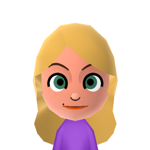 Rapunzel Mii character preview
