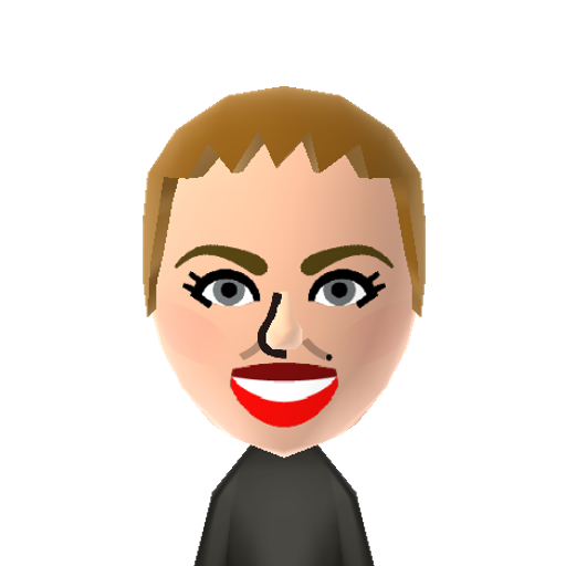 Miley 2013 Mii character: Pop singer who used to star as Hannah Montana on the Disney Channel. What have they done to her???