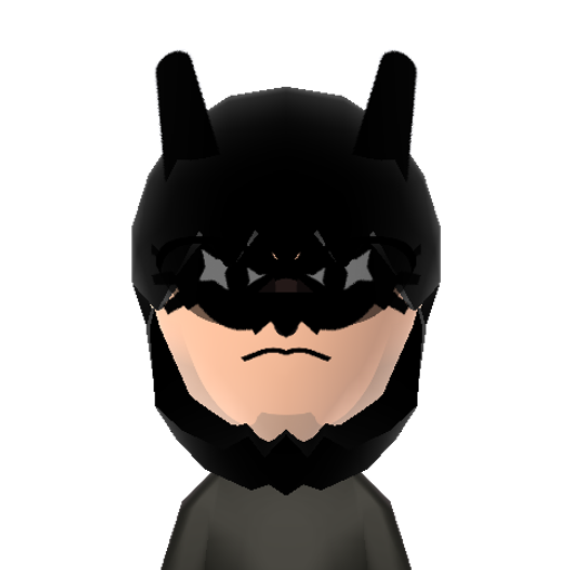 Batman Mii character: These are extracted and derived from the Mii Central Miis from the 3DS Miitopia.