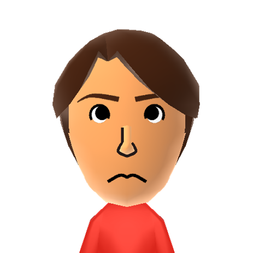 おくださん Mii character: a Happy Hammerin' Staff Mii