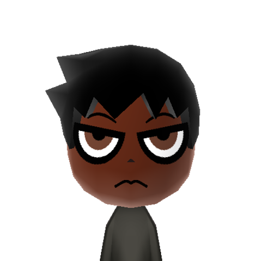 Roscoe Mii character: The cranky horse villager from the game "Animal Crossing".