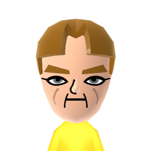 no name Mii character: A Mii from Dillon's Dead-Heat Breakers