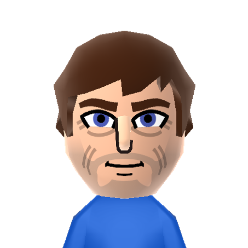 C. Falcon Mii character preview