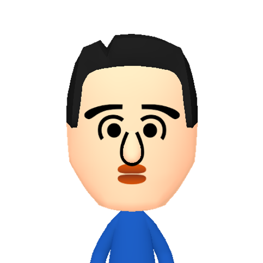 臦臮臷臸臹舄舼舽舿艵 Mii character: This Mii is from the Switch SDK as a SampleDB Mii.