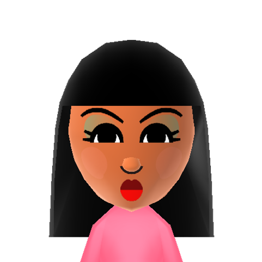NickiMinaj Mii character: Rapper and singer.