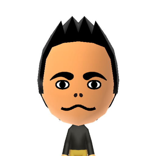 Masuda Mii character: a Special Mii dumped from StreetPass Mii Plaza