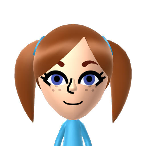 Isabell Mii character: These are extracted and derived from the Mii Central Miis from the 3DS Miitopia.