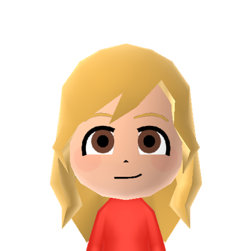 Asuna Mii character: These are extracted and derived from the Mii Central Miis from the 3DS Miitopia.