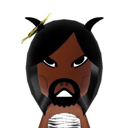 Mustang Mii character: (Source: https://www.reddit.com/r/tomodachilife/comments/1dab492/)