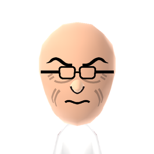 Dr. Fred Mii character: Main antagonist in the 1987 video game "Maniac Mansion"