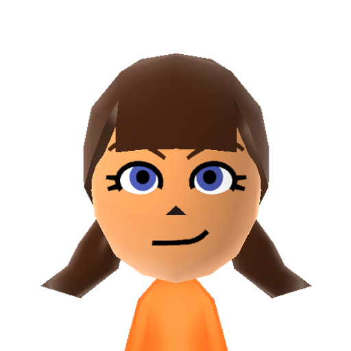 Sticks Mii character: Sticks the Badger. Sourced from https://www.tumblr.com/auroraknux/163963081601/