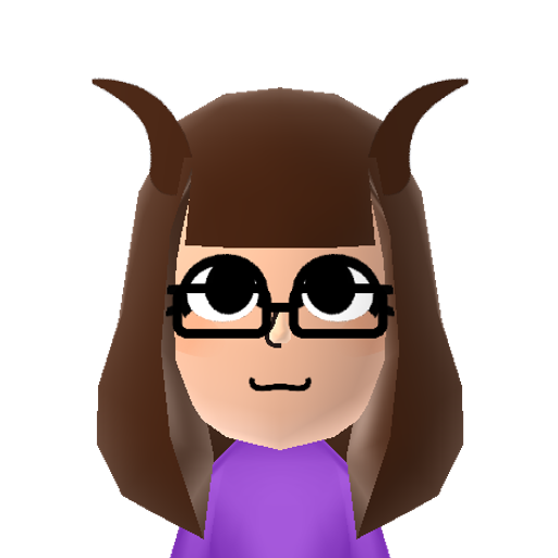 Toriel Mii character: This is a Mii uploaded for the 3DS version and distributed by Mii Central for both the 3DS and Switch versions of Miitopia.