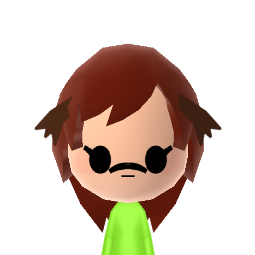 Leafy Mii character preview