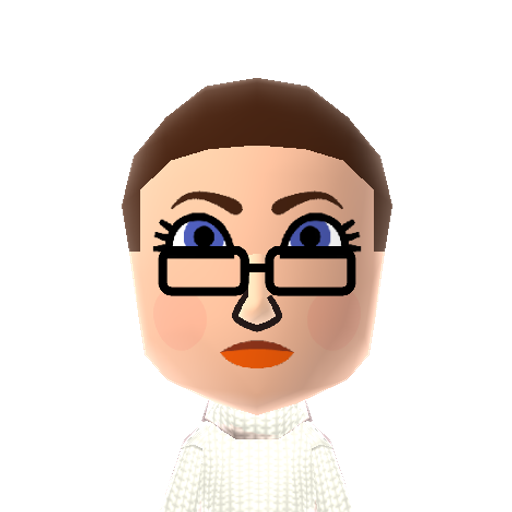 Supernanny Mii character: By @squeakyrob (TikTok)
