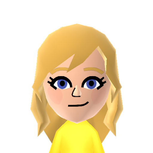Lizzie Mii character preview