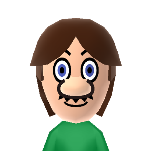 Luigi Mii character preview